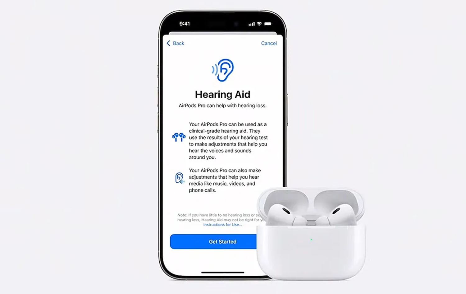 ئەپڵ بۆ ئەوانەی توانای بیستنیان لاوازە، تایبەتمەندیێکی ناوازە زیاددەکات