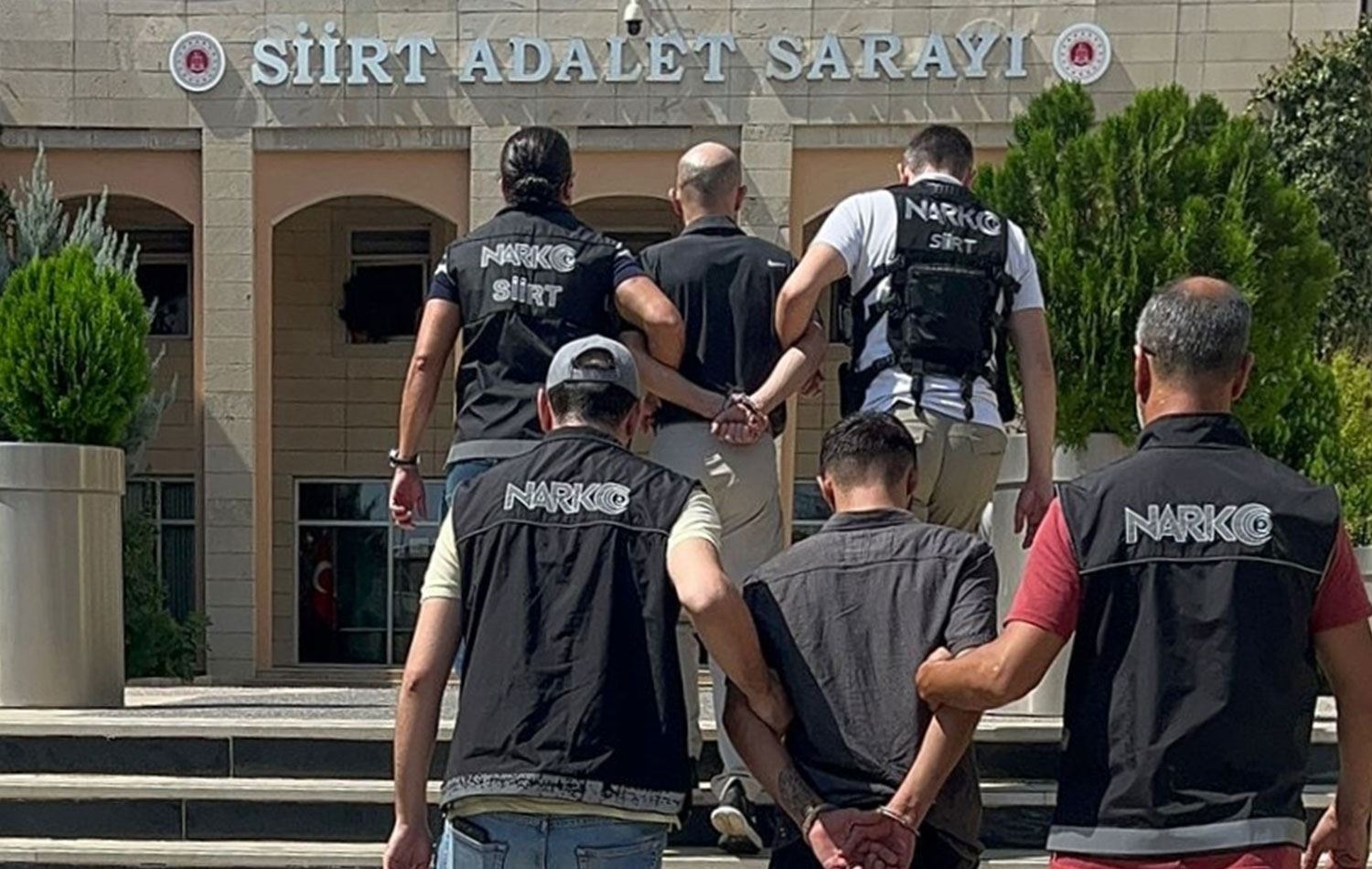 Zanlılar adliyeye sevk edildi. / AA