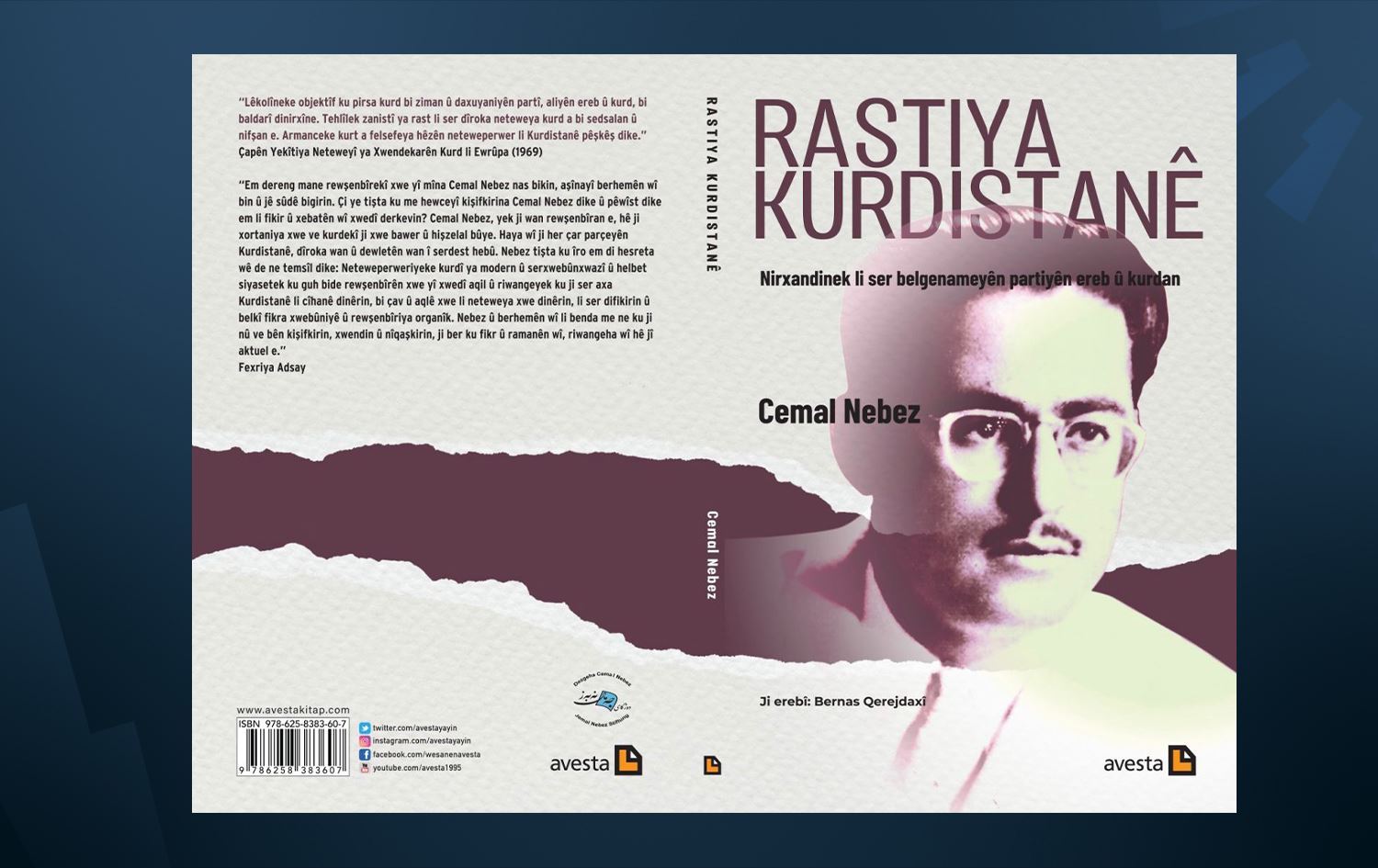 Prof. Dr. Cemal Nebez'in  kitabı Avesta Yayınlarında çıktı