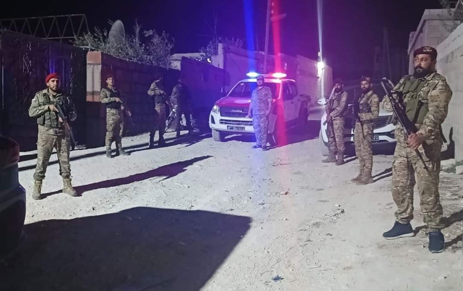 Çekdaran gundê Kaxirê dorpêç kiriye / Wêne: Rûdaw