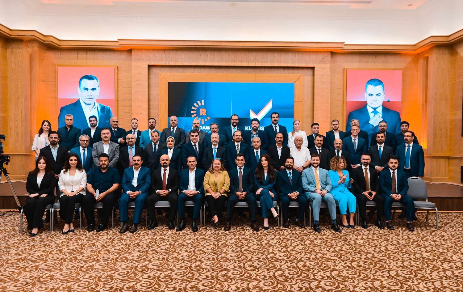 Tora medyayî ya Rûdawê bernameyên xwe yên ji bo pêvajoya hilbijartinên Parlamentoya Herêma Kurdistanê dan nasandin / Wêne: Rûdaw