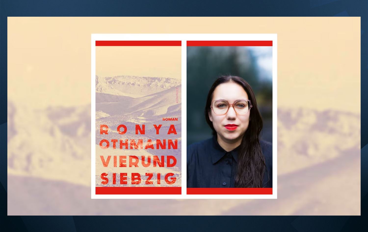 Pirtûka 'Heftê û Çar' û Ronya Othmann / Wêne: SWR