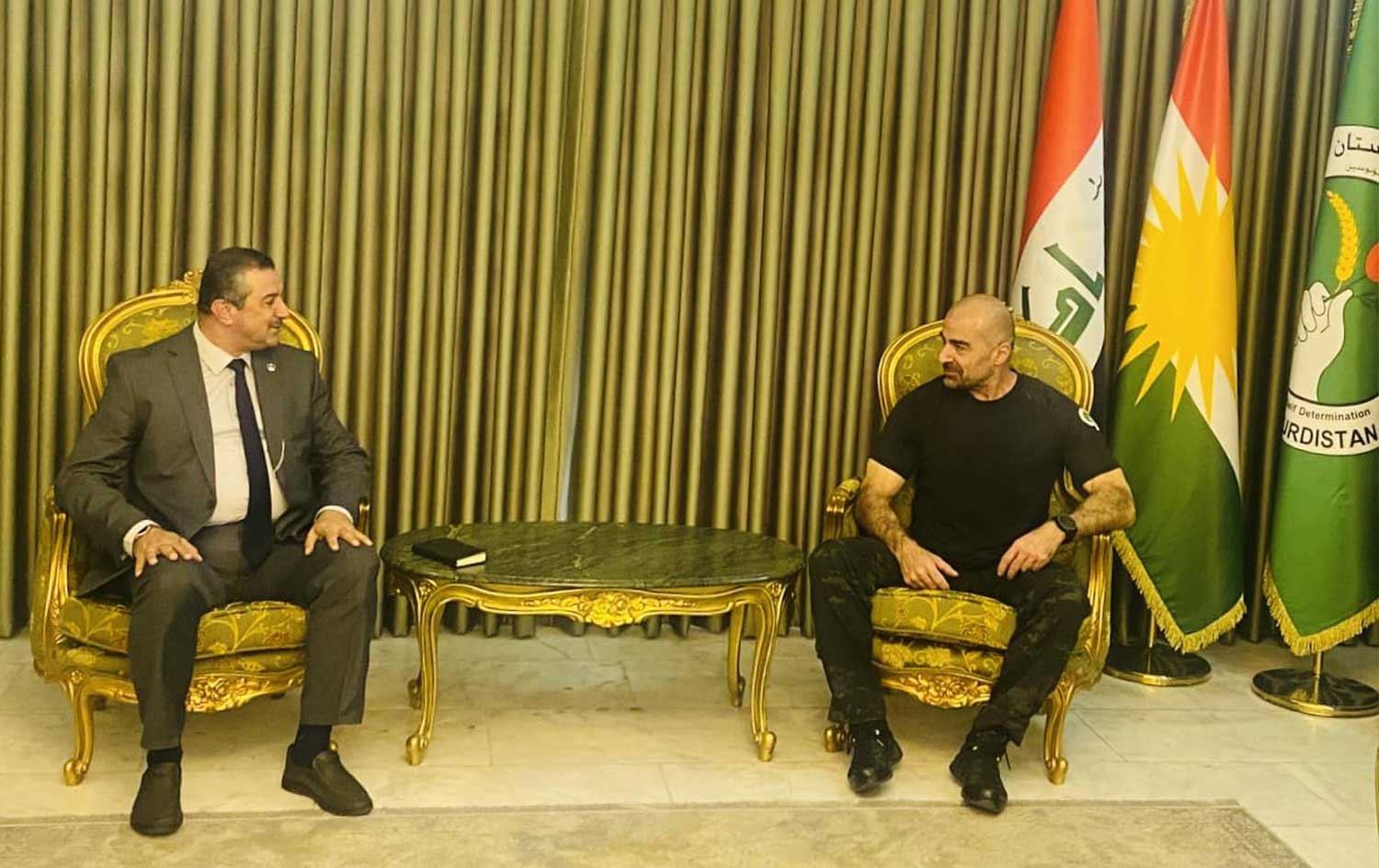 کۆبوونەوەی بافڵ تاڵەبانی و هەڤاڵ ئەبوبەکر