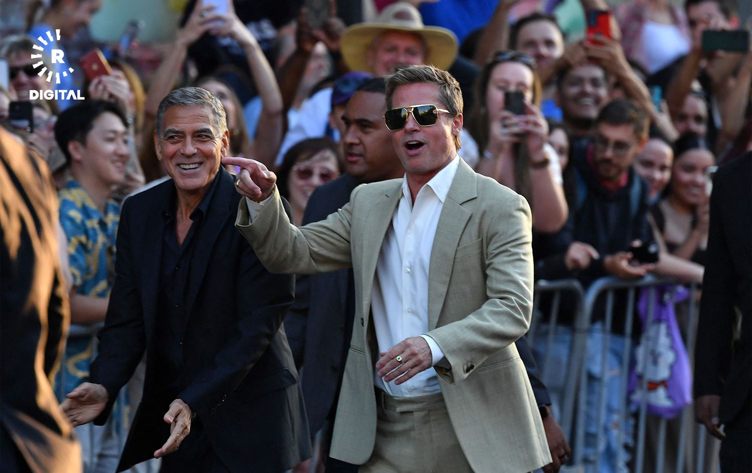 جۆرج کلۆنی و براد پیت لە پێشاندانی نوێترین فیلمیاندا ئامادە دەبن