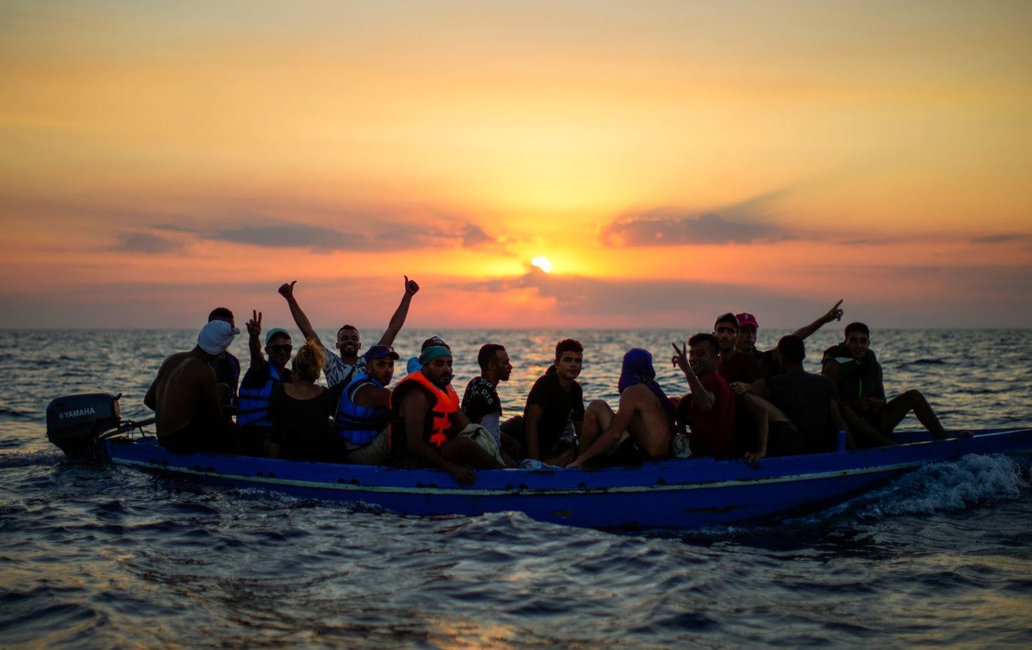 Belemeke koçberan a li peravên Tûnisê/Wêne: Arşîv