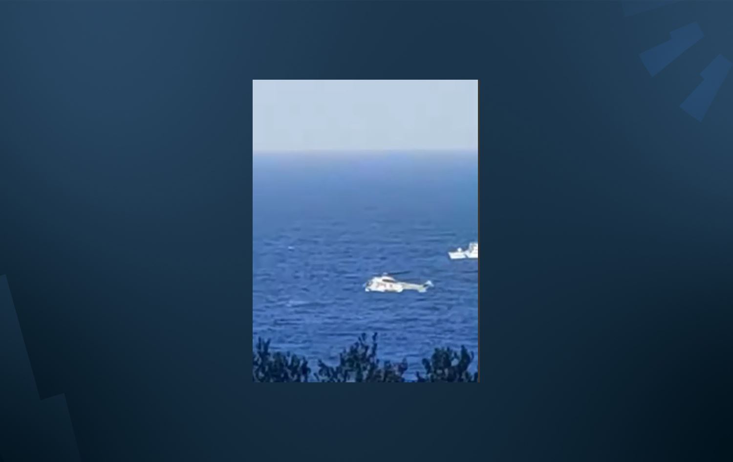 Denizde kaybolan kişiler sahil güvenlik güçleri tarafından aranıyor. / Foto: Sosyal medya