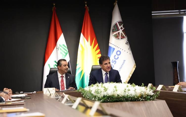 Nêçîrvan Barzanî bi Parêzgarê Silêmaniyê Heval Ebûbekîr re civiya