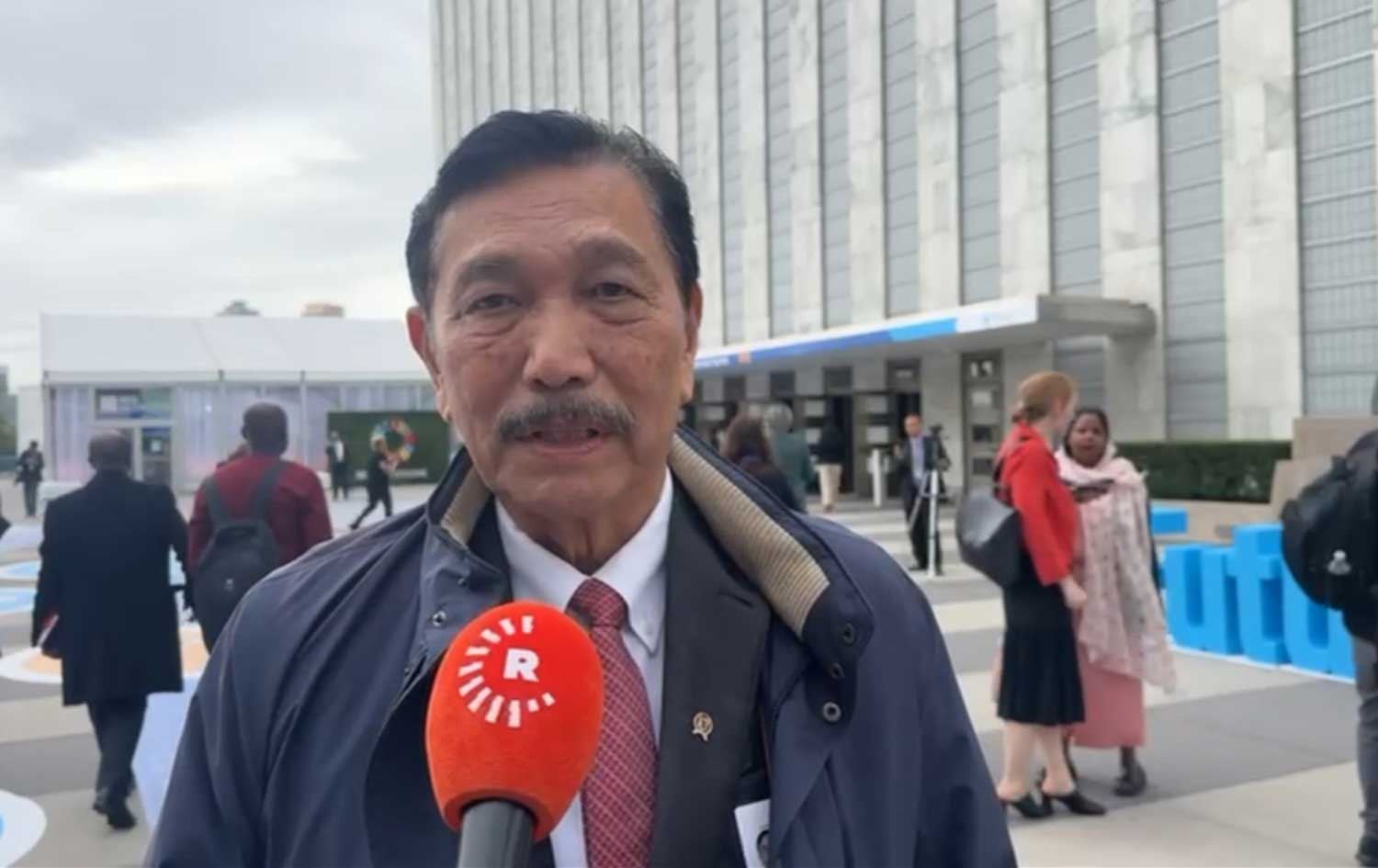 Wezîrê Veberhênan û Deryavaniyê yê Endonezyayê Luhut Binsar Pandjaitan\ Wêne:Rûdaw