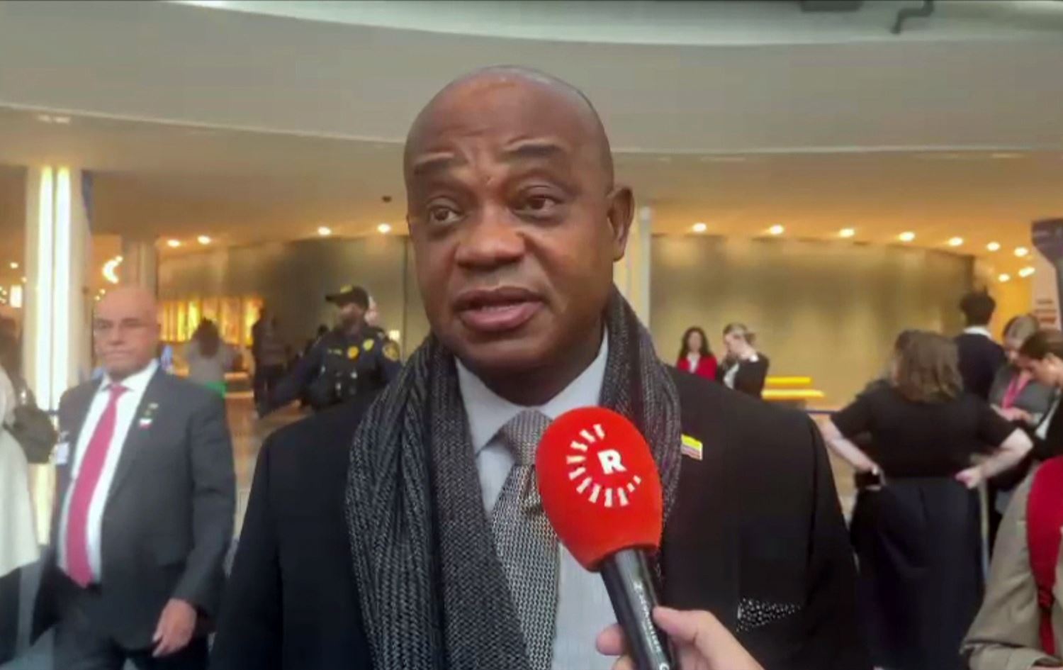 Wezîrê Karên Derve yê Kolombiyayê Luis Gilberto Murillo \Wêne:Rûdaw