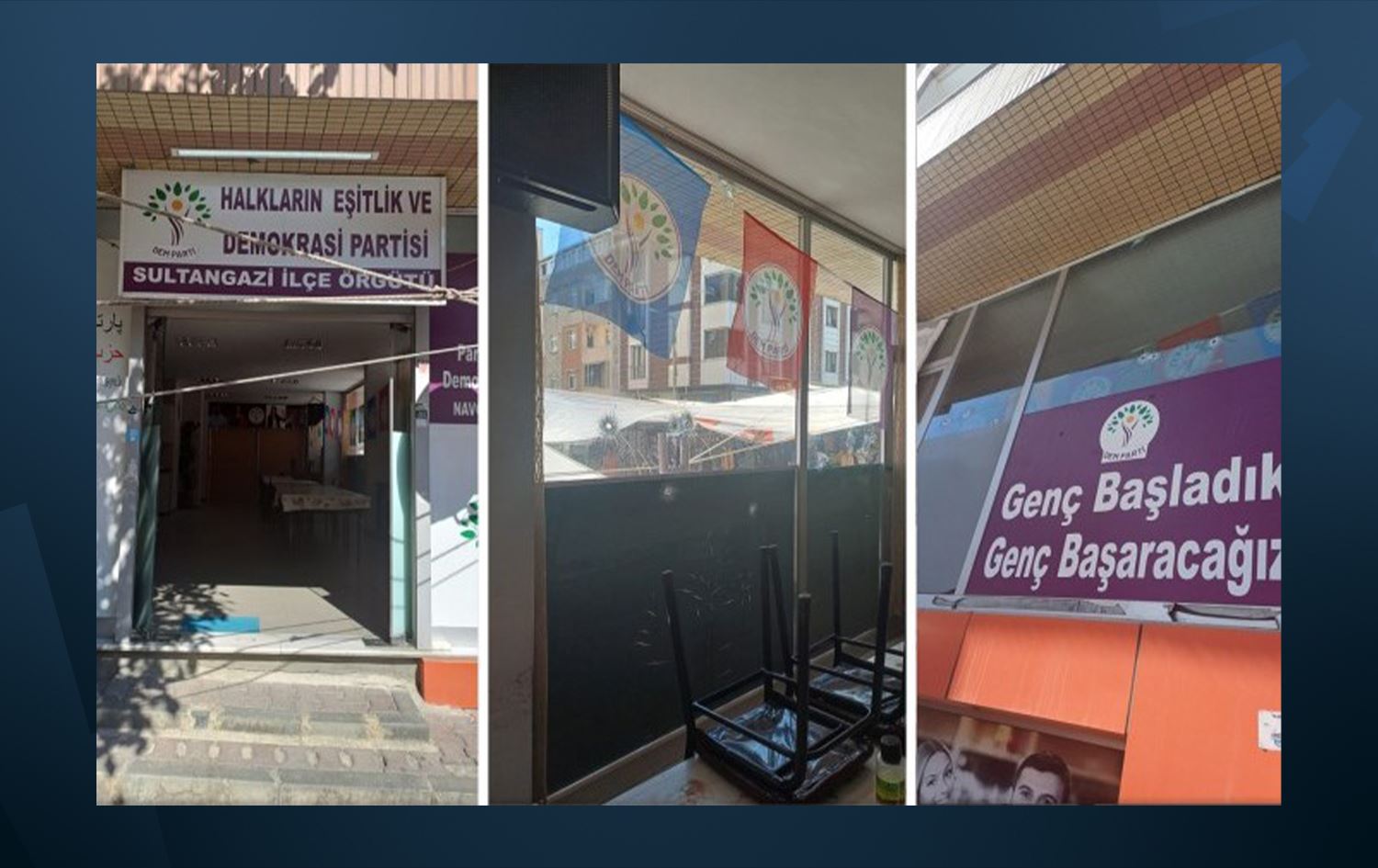 Avahiya rêxistina DEM Partiyê ya Sultangaziyê/Wêne: MA