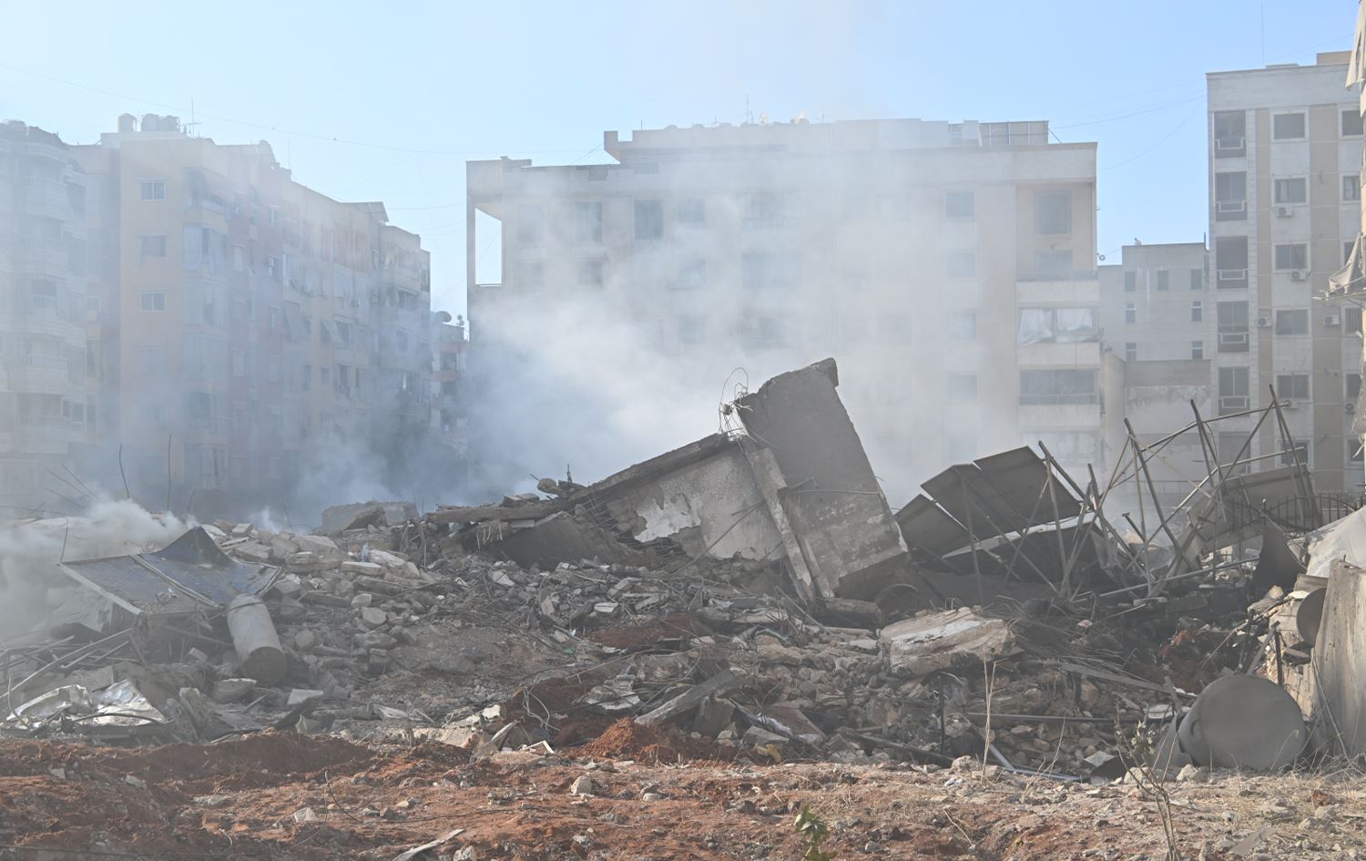 Piştî êrişa Îsraîlê rewşa herêma Dahiyeyê / Wêne: AA