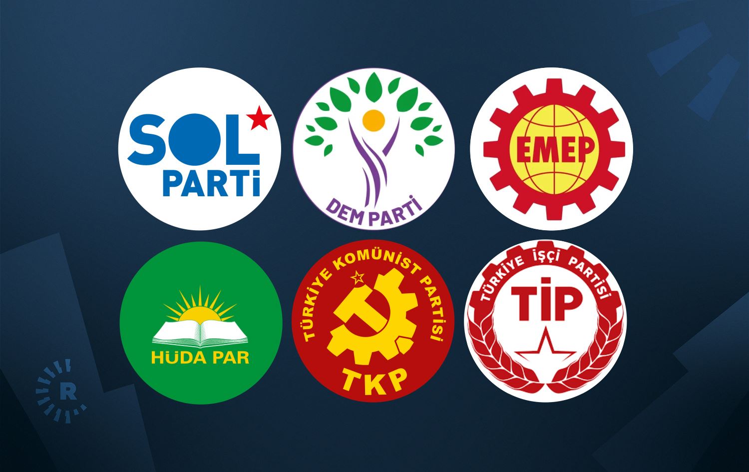 Logoyên Partiyan / Wêne: Rûdaw Grafîk