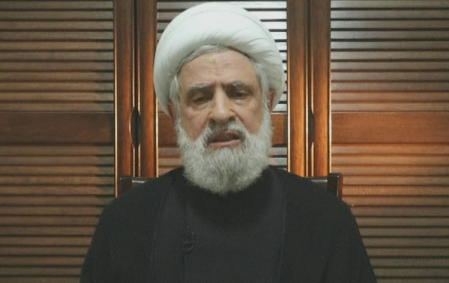 Hizbullah Genel Sekreter Yardımcısı Şeyh Naim Kasım / Sosyal medya