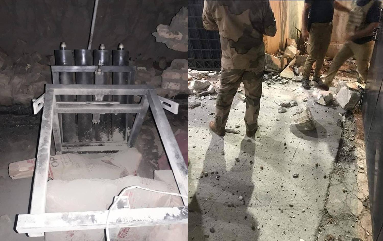 Bağdat'taki roketli saldırıdan kareler