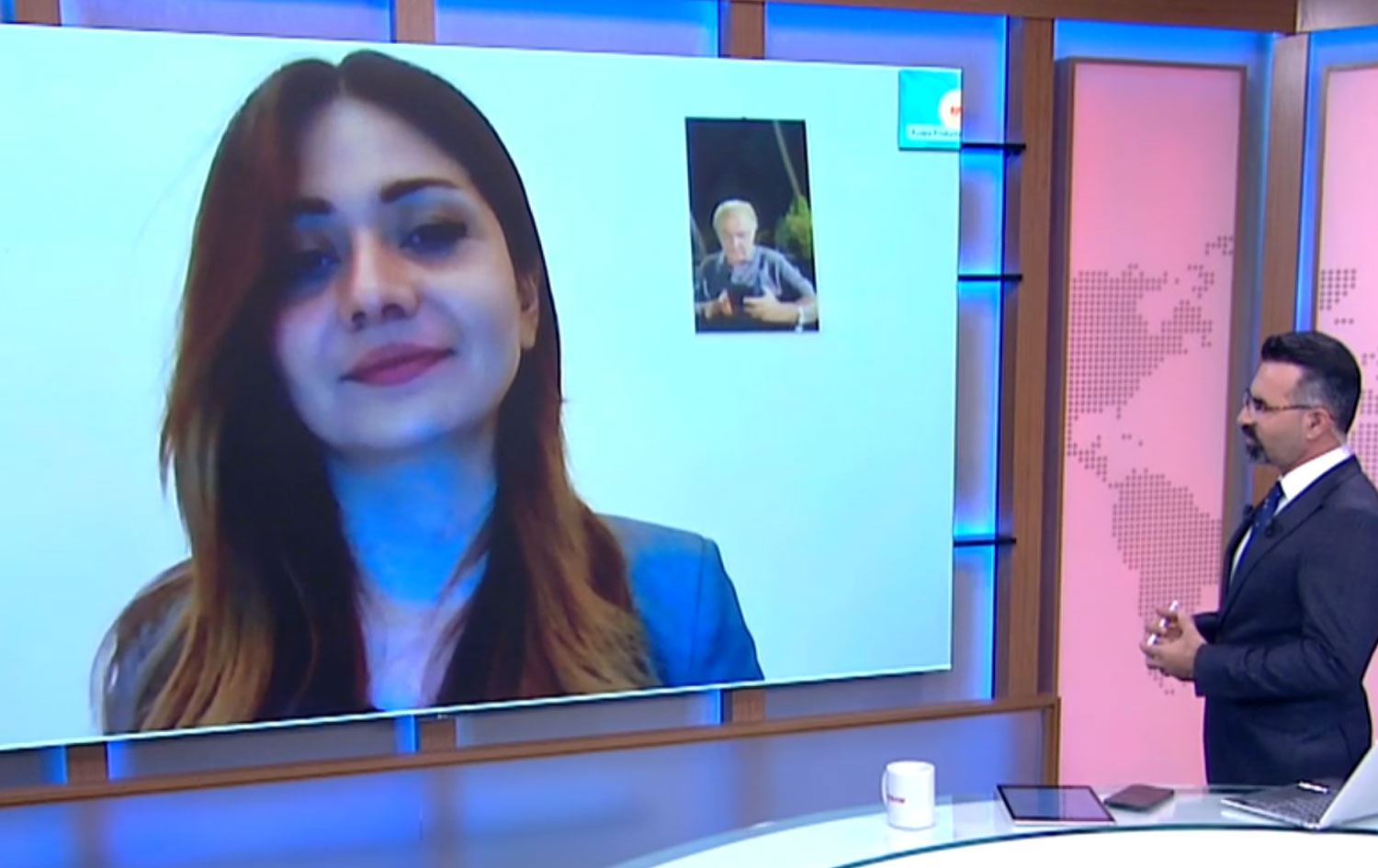 Dr. Pawan Dizeyî beşdarî bultena Rûdawê bû / Wêne û Vîdeo: Rûdaw