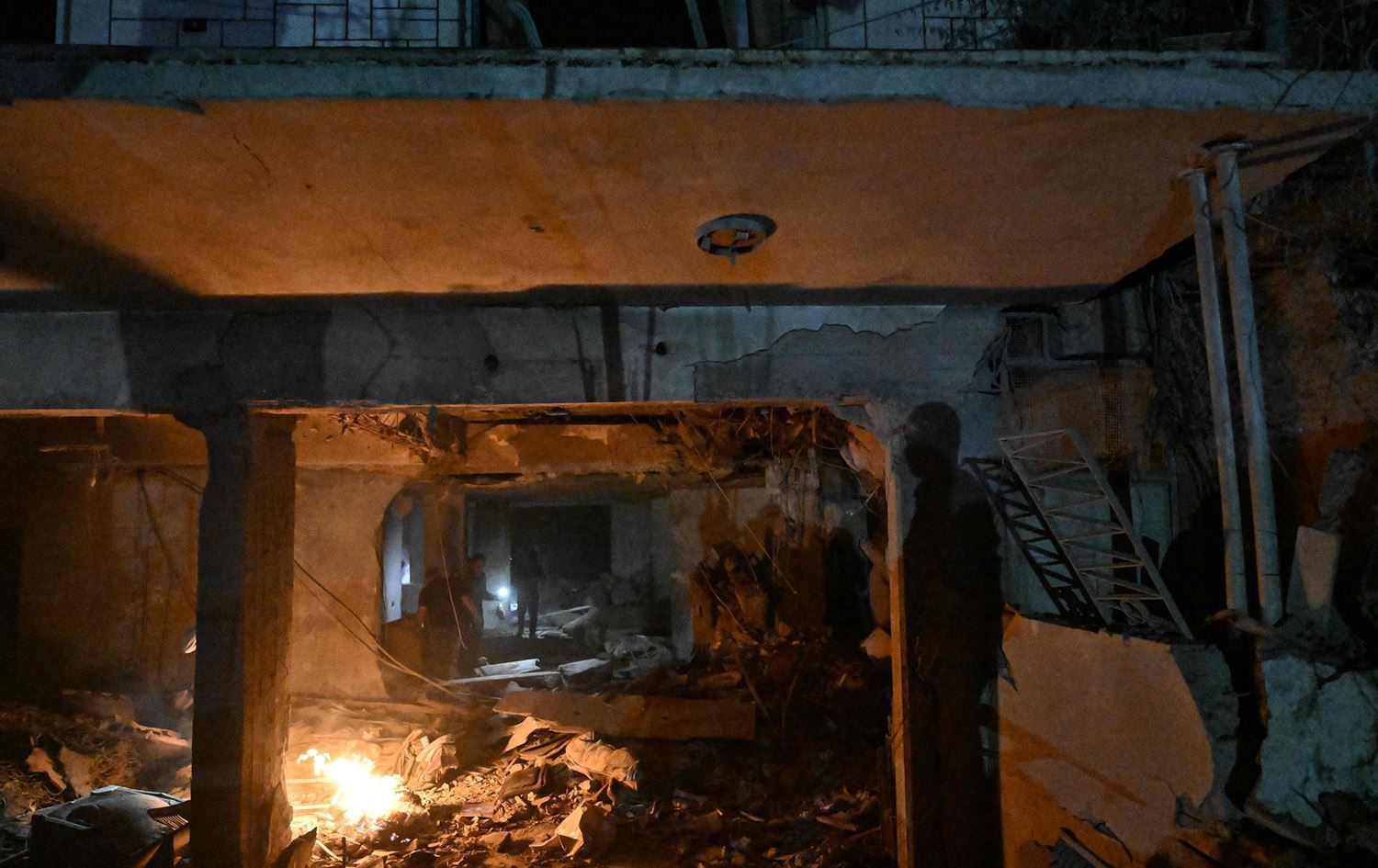 Avahiya ku zavayê Nasralah lê hatiye kuştin / Wêne: AFP