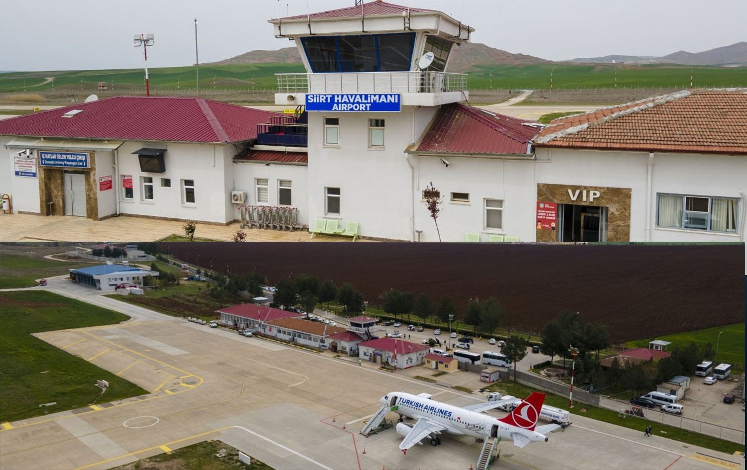 Siirt Havalimanı'ndan görüntü