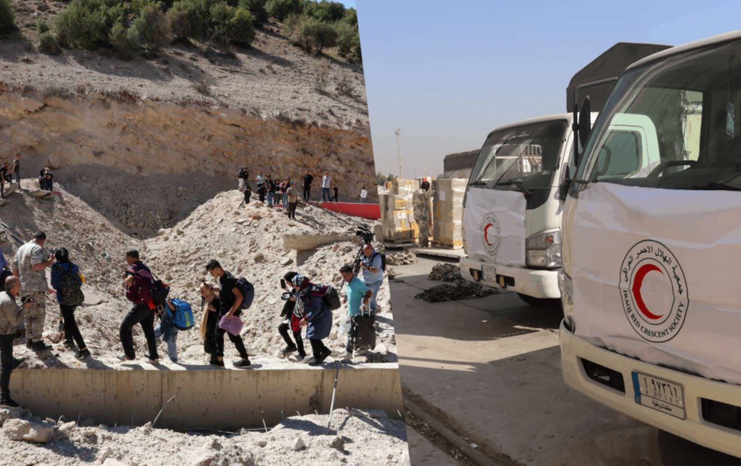 الهلال الأحمر العراقي يعلن لرووداو حجم المساعدات المقدمة الى غزة ولبنان