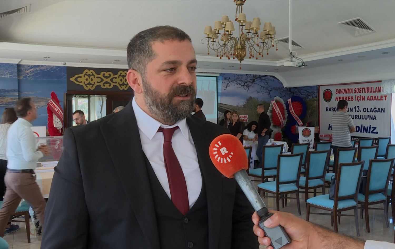 Serokê nû yê Baroya Dêrsimê Dogukan Kudat/Wêne: Rûdaw