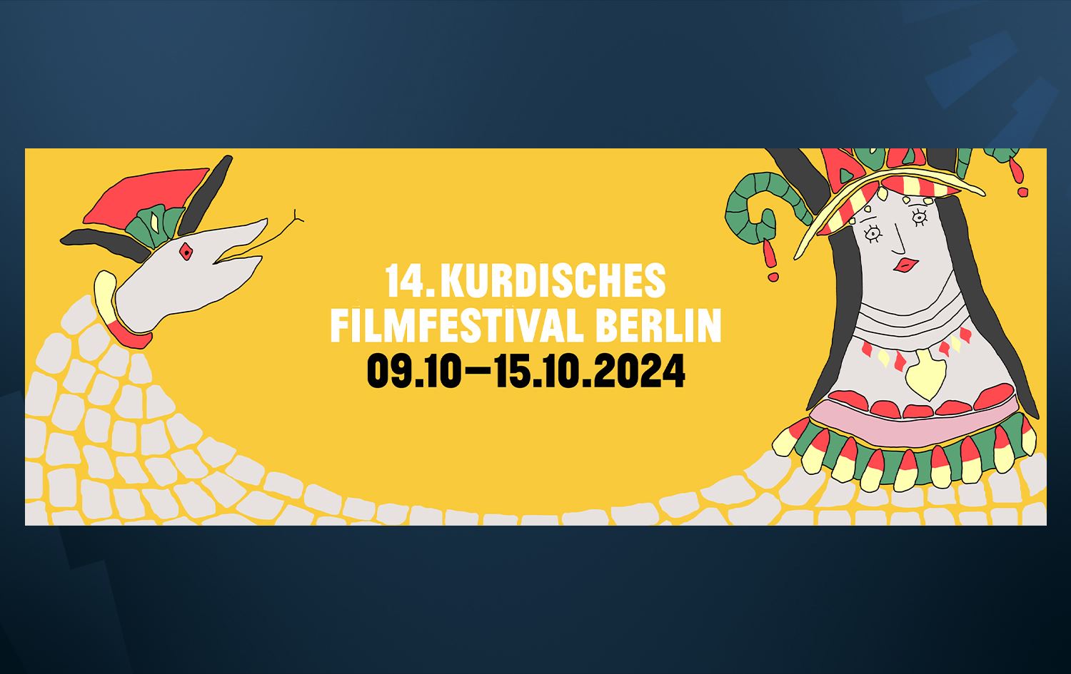Logoya Festîvalê / Wêne: Malpera Festîvala Fîlmên Kurdî ya Berlînê 