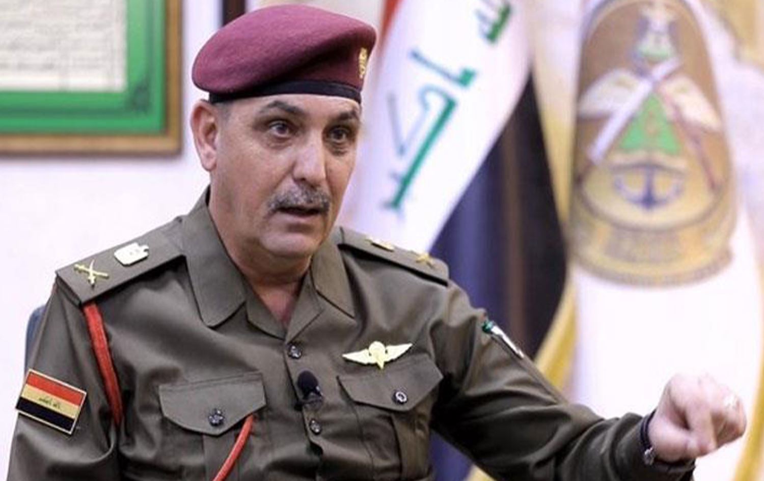 Foto: Irak Silahlı Kuvvetler Komutanlığı Sözcüsü Tümgeneral Yahya Resul