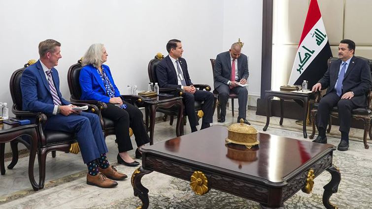 اجتماع رئيس الوزراء العراقي مع وفد أميركي