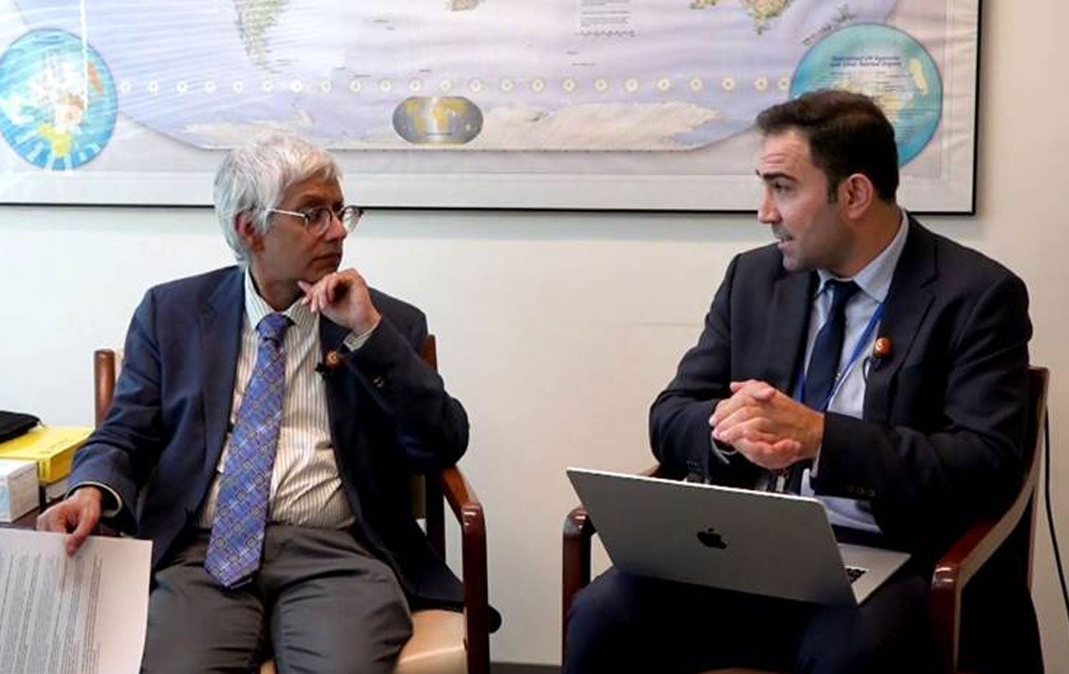 Farhan Haq pirsên Sînan Tunçdemîr bersivandin / Wêne: Rûdaw