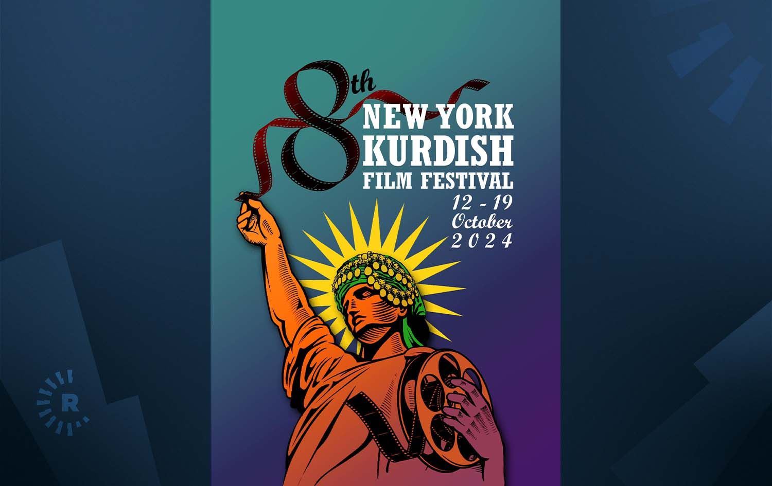Afîşa Festîvala Fîlmên Kurdî ya New Yorkê\ Wêne: Torên Civakî
