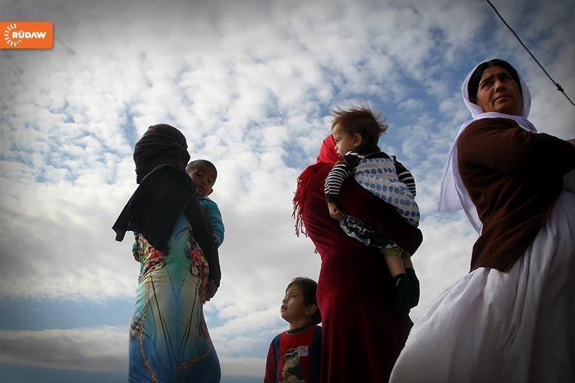 Arbet Kampı'ndaki Ezidi Kadınlar / Foto: Rûdaw