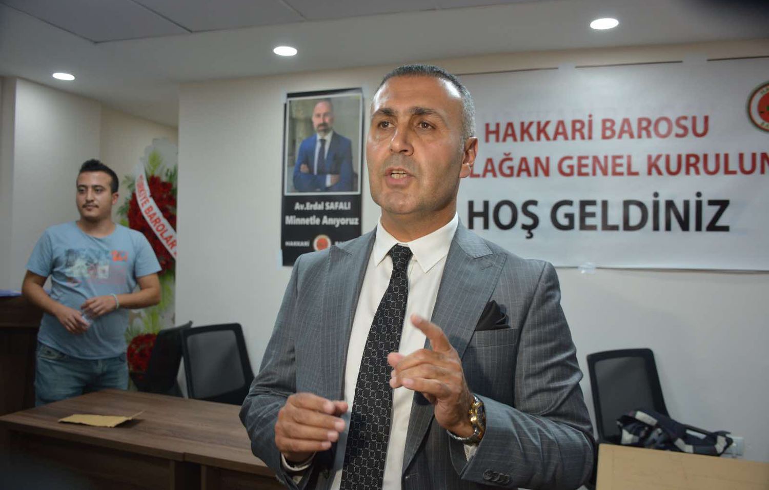 Foto: Hakkari Barosu Başkanı Ergün Canan