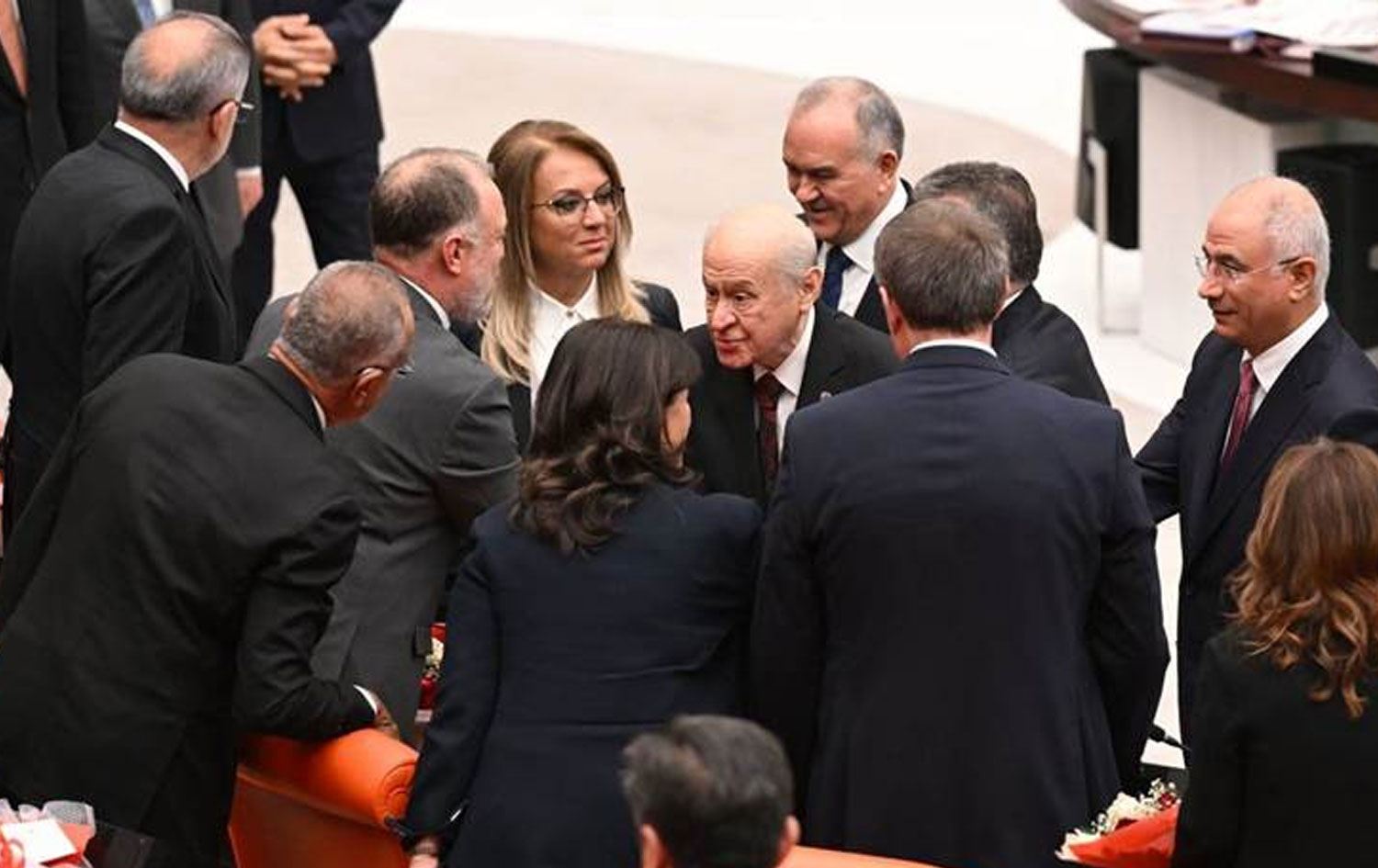 Dema Bahçelî silavê de DEM Partiyê / Wêne: Arşîv 