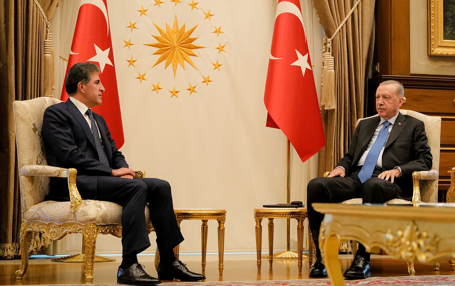 کۆبوونەوەی سەرۆکی هەرێمی کوردستان و سەرۆککۆماری تورکیا