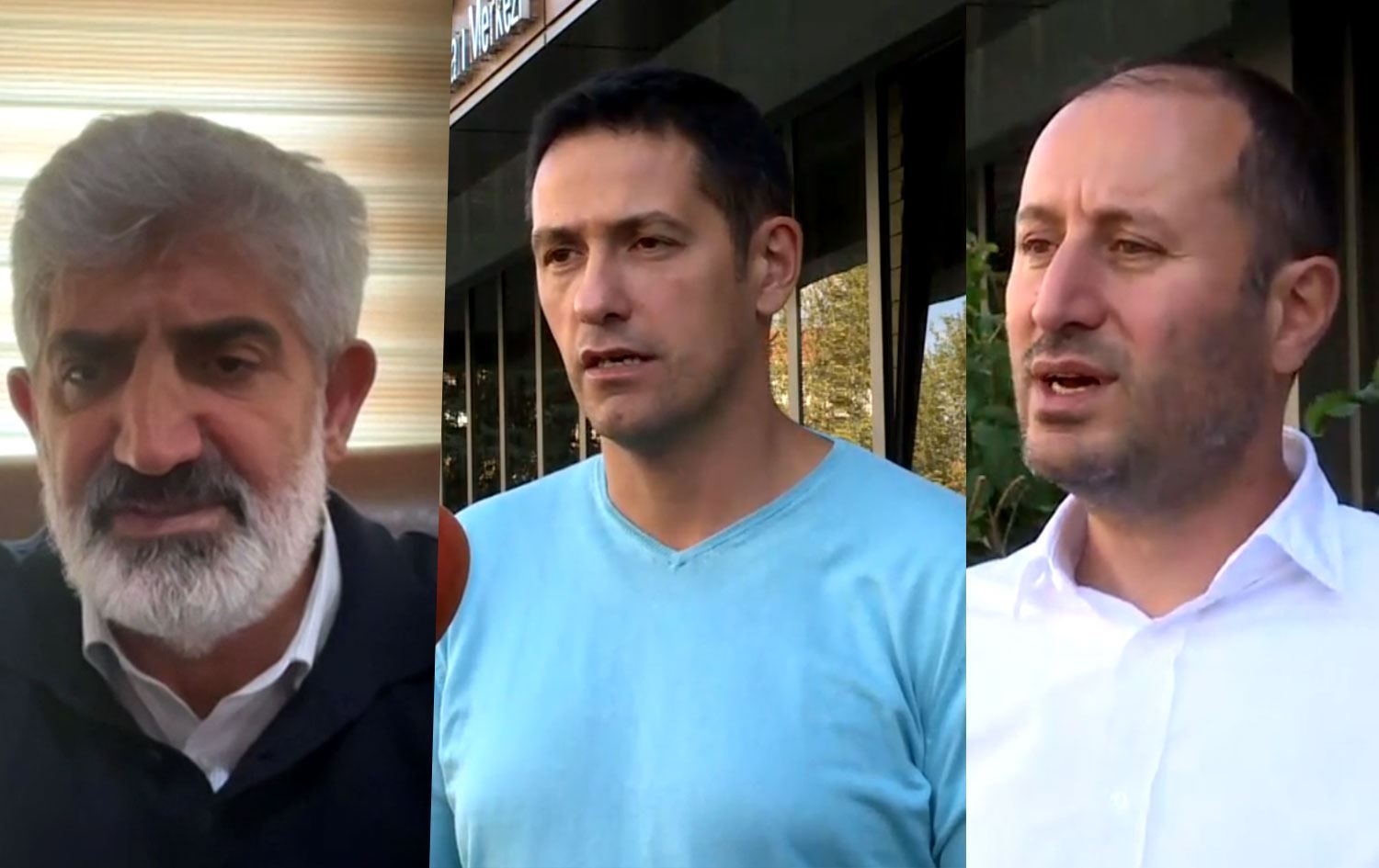 Îhsan Aktaş, Bîlgay Duman û Oytun Orhan Wêne: Rûdaw Grafîk