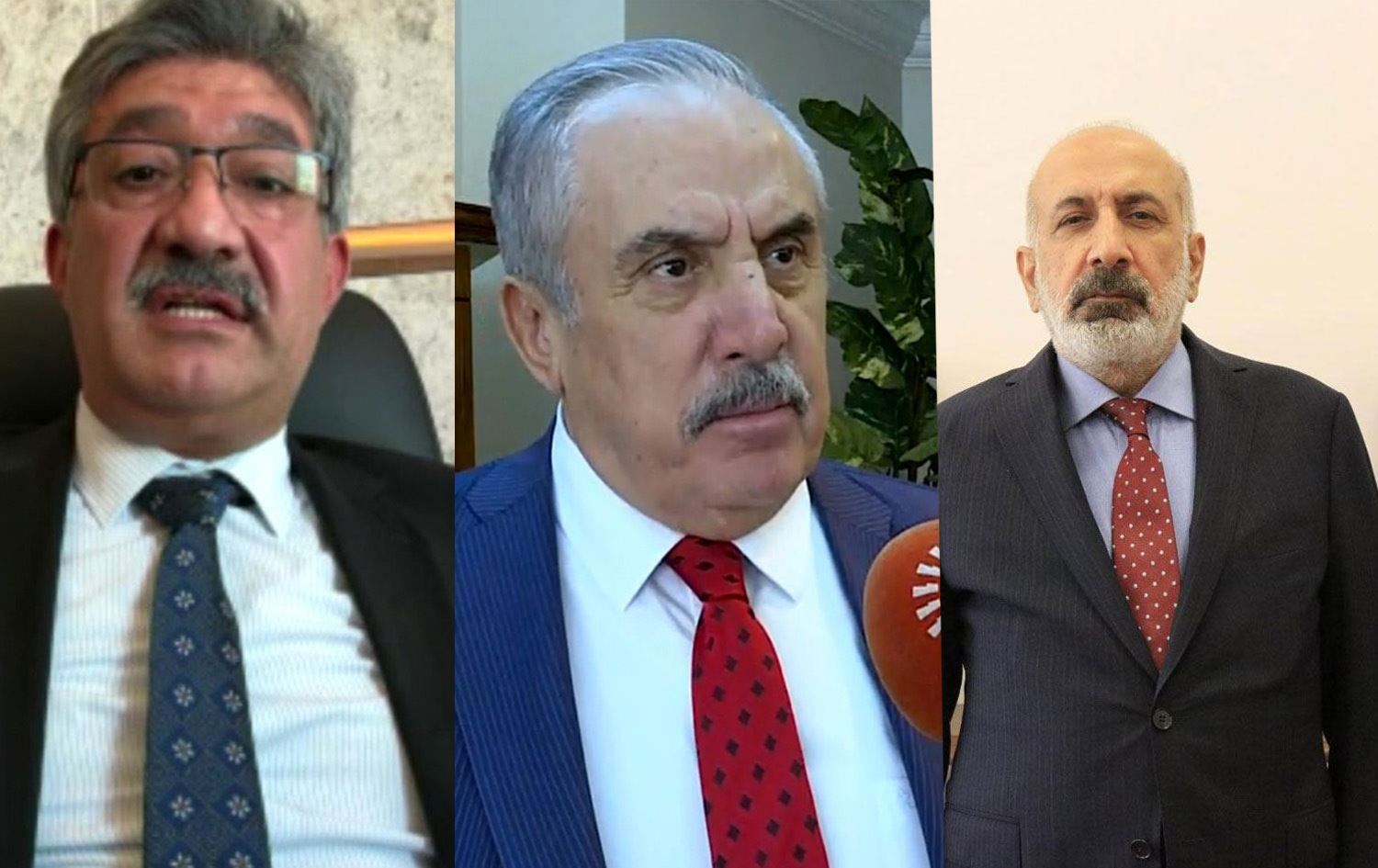 Abdurrahman Kurd, Salîm Ensarîoglu û Mehmet Kaya /Wêne: Rûdaw Grafîk