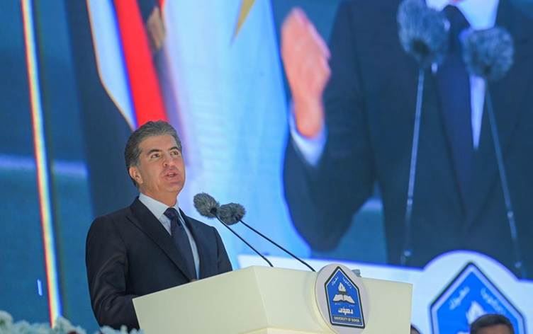 Serokê Herêma Kurdistanê Nêçîrvan Barzanî\ Wêne: RÛdaw