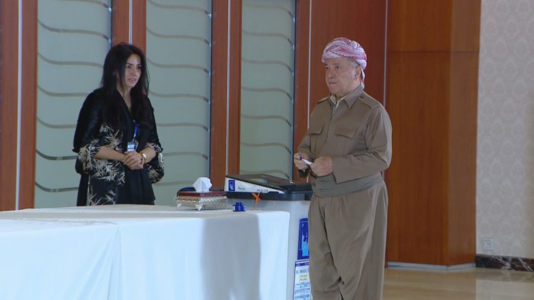 سەرۆک بارزانی دەنگی دا