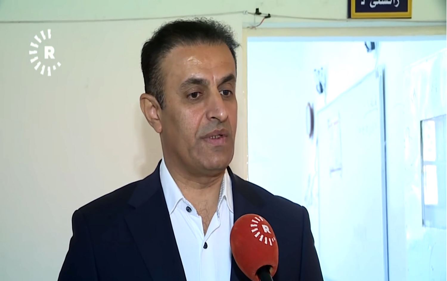 تاریق حەیدەری، قایمقامی کۆیە. وێنە: رووداو