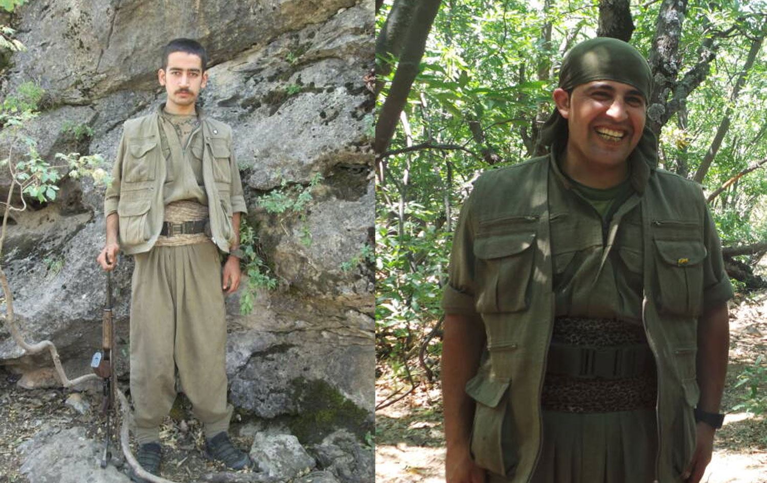 Çiyager Batman û Çiyager Pasûr Amed (Ji milê çepê ve) / Wêne: HPG