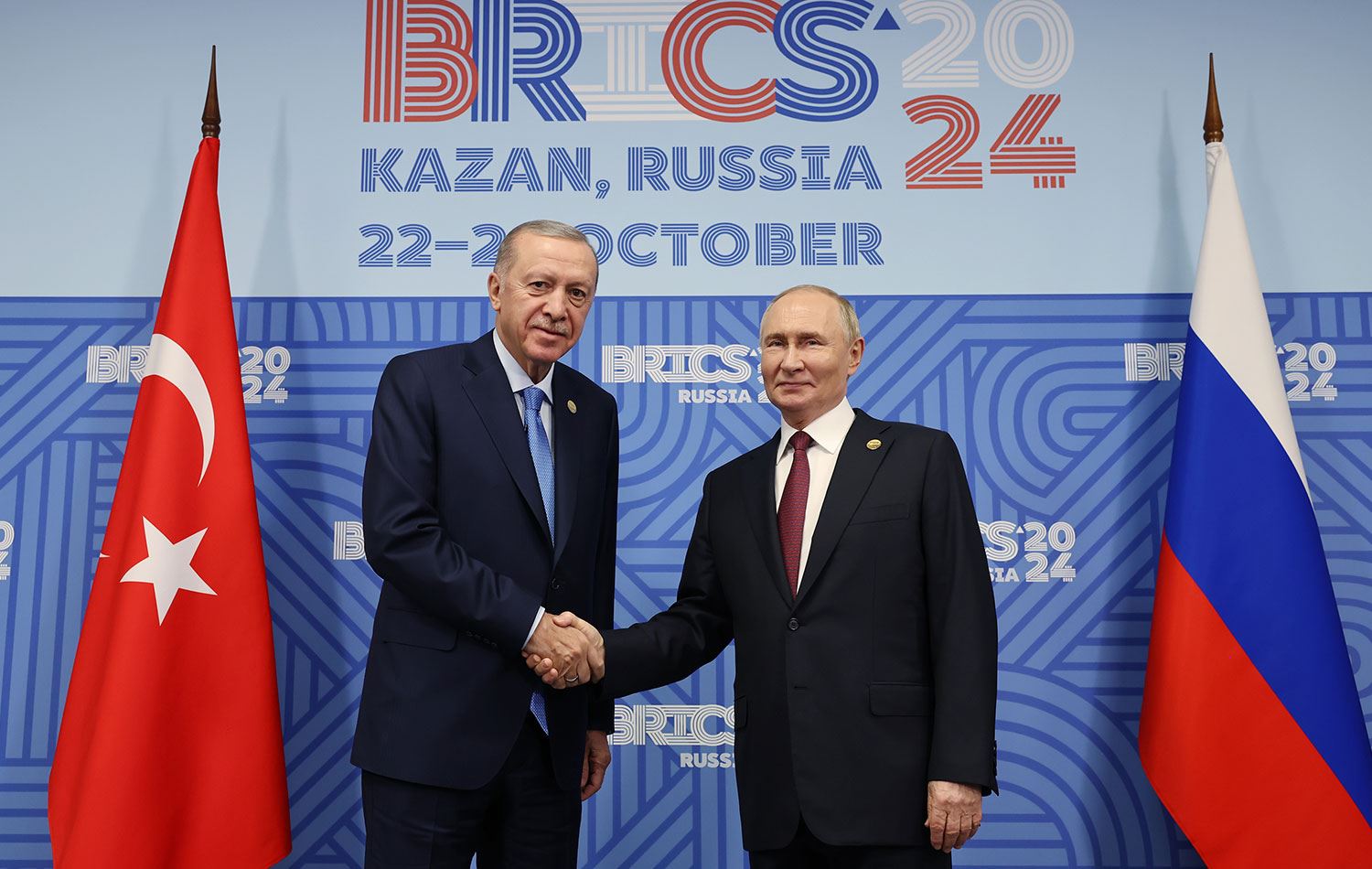 Erdoğan (solda) Putin ile görüştü. / Foto: AA