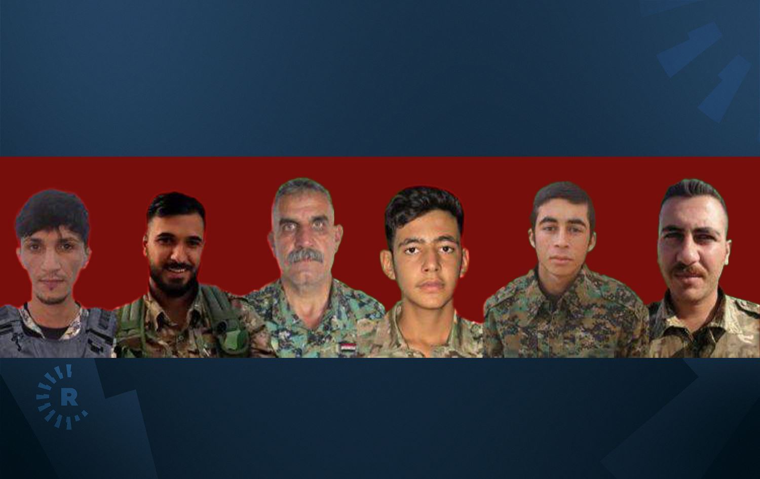 6 şervanên ku canê xwe ji dest daye / Wêne: Rûdaw Grafîk