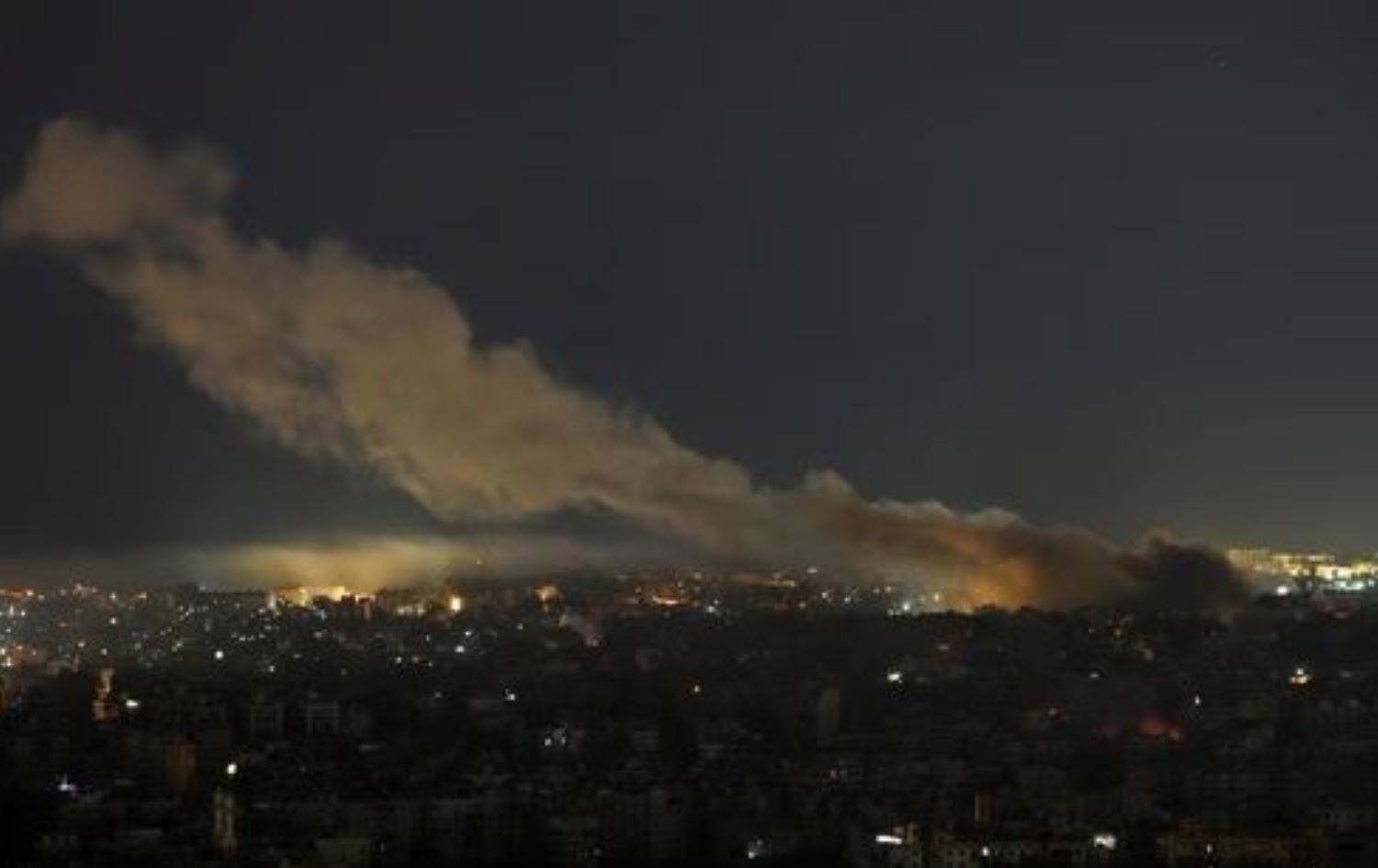 Dîmenê piştî êrişa li Tehranê\ Wêne: AP