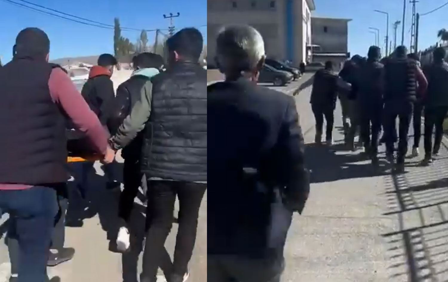 Xelk kesê birîndar dibe nexweşxaneyê: Wêne ji ber dîmanan - @sakiksirri