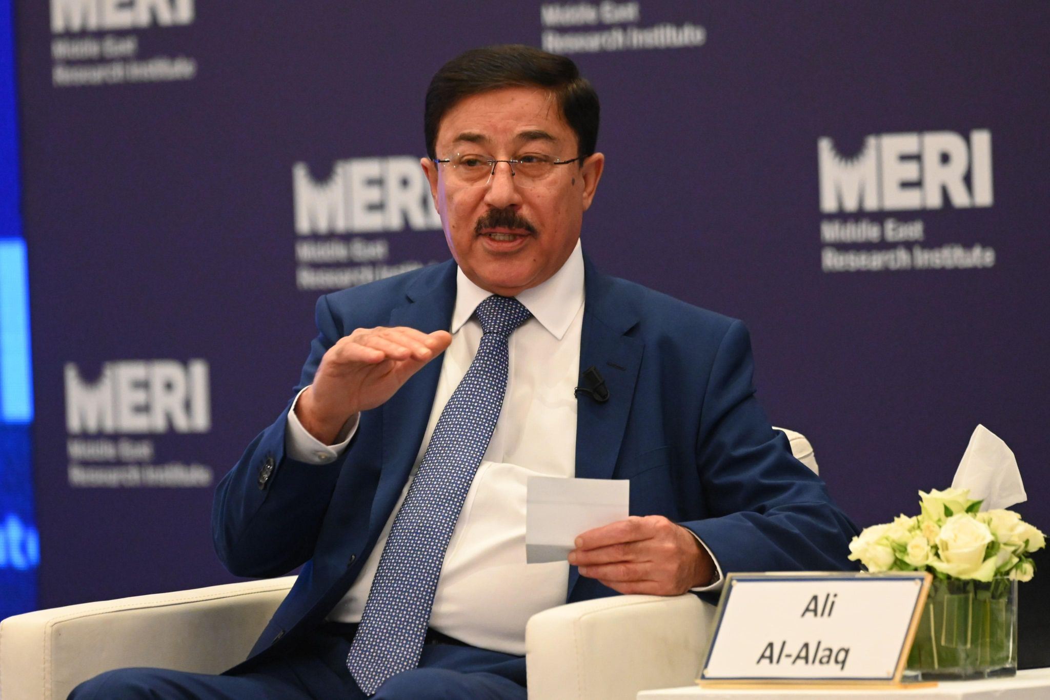 عەلى عەللاق، پارێزگارى بانکى ناوەندیى عێراق، وێنە: بڵند تاهیر - رووداو 