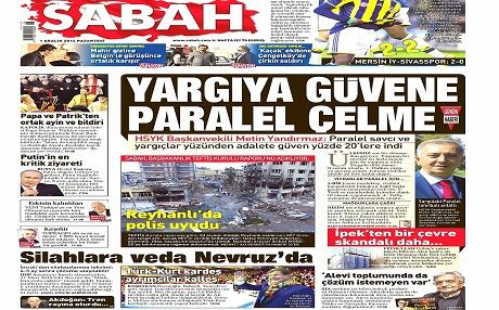 TÜRKİYE BASIN ÖZETİ – ‘Silahlara veda Nevruz’da’