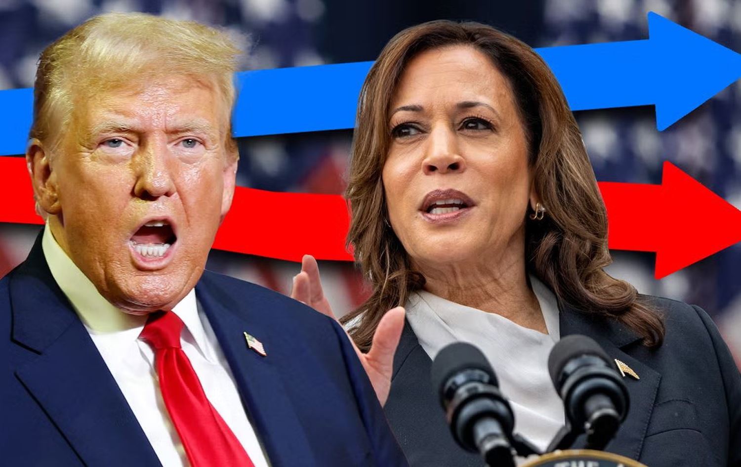 Donald Trump & Kamala Harris