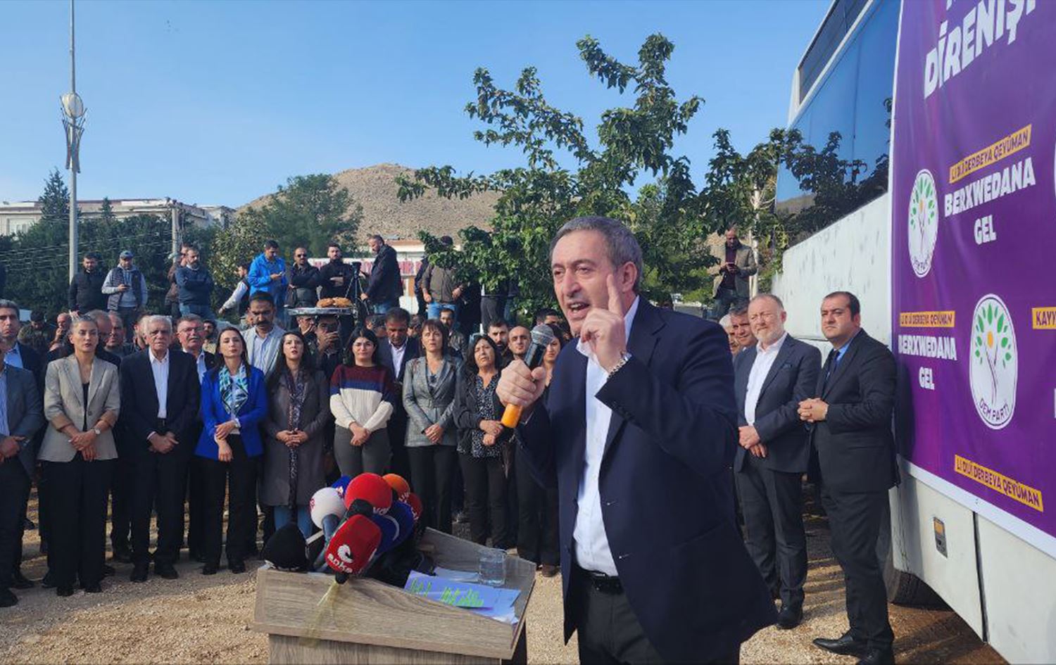 Foto: Halkların Eşitlik ve Demokrasi Partisi Eşbaşkanı Tuncer Bakırhan/ Maşallah Dekak - Rûdaw