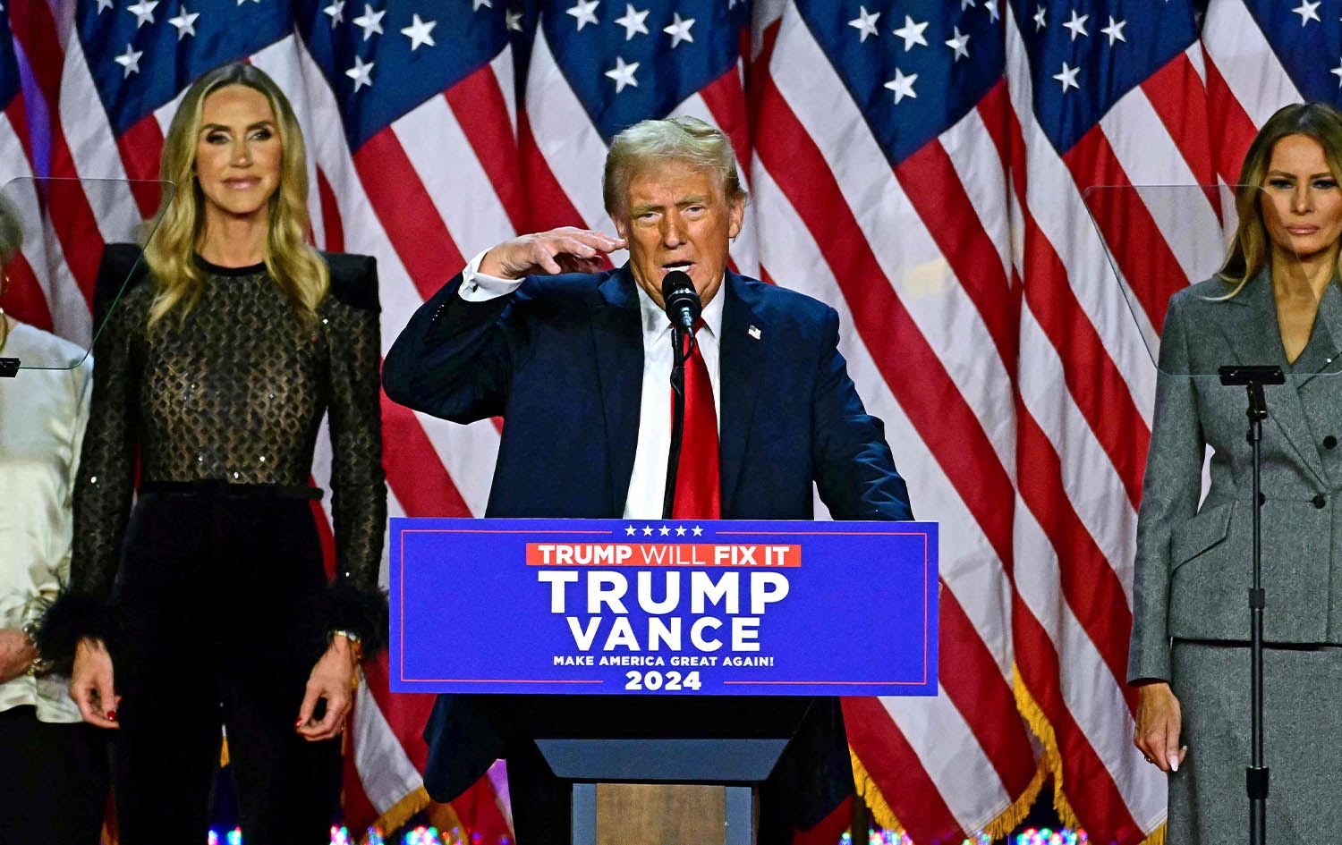 ترەمپ سەرکەوتنی خۆی لە هەڵبژاردنی سەرۆکایەتیی ئەمریکادا راگەیاند