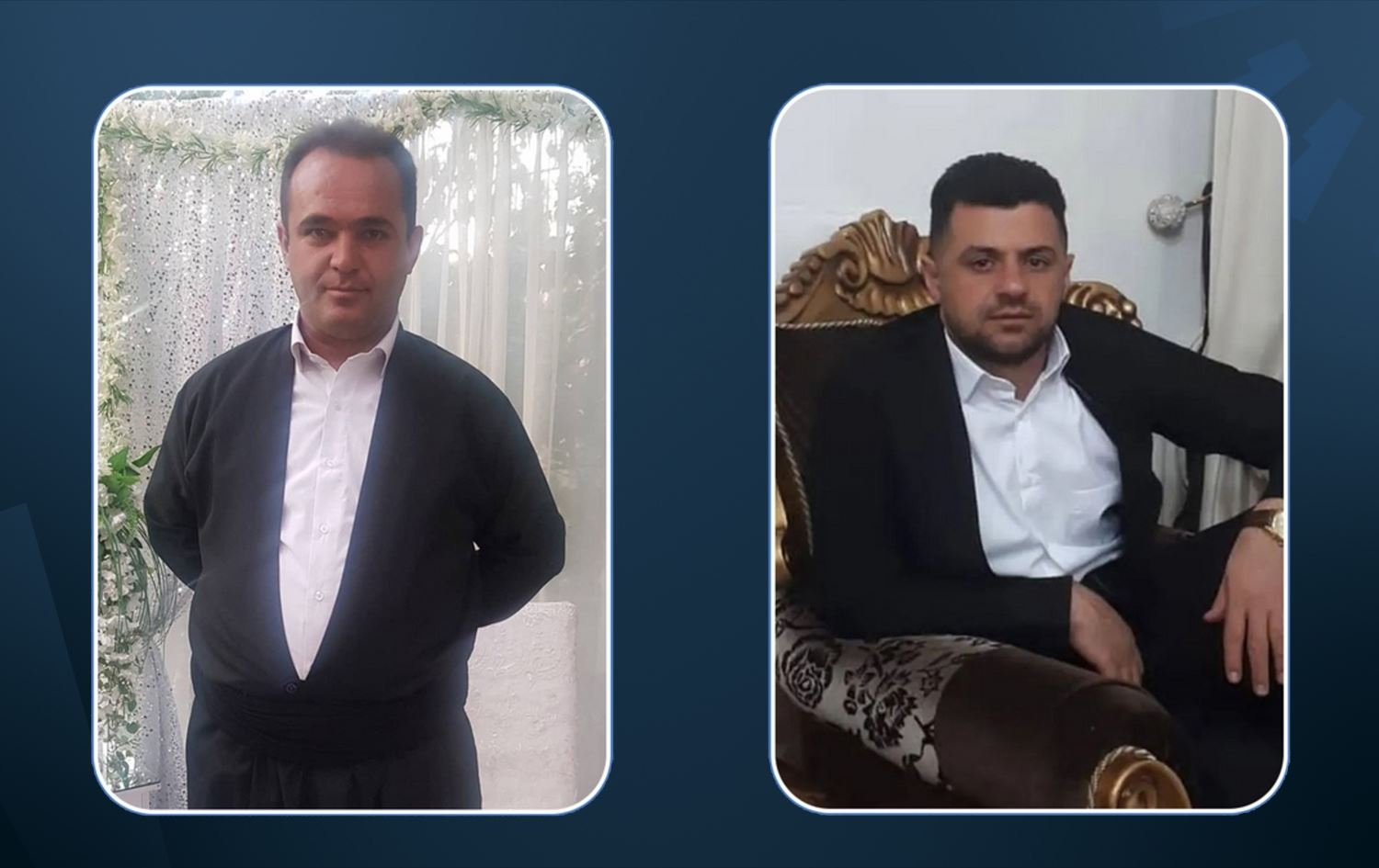 Ji aliyê çepê ve Azad Şucayî Îdrîs Elî / Wêne: Kurdpa