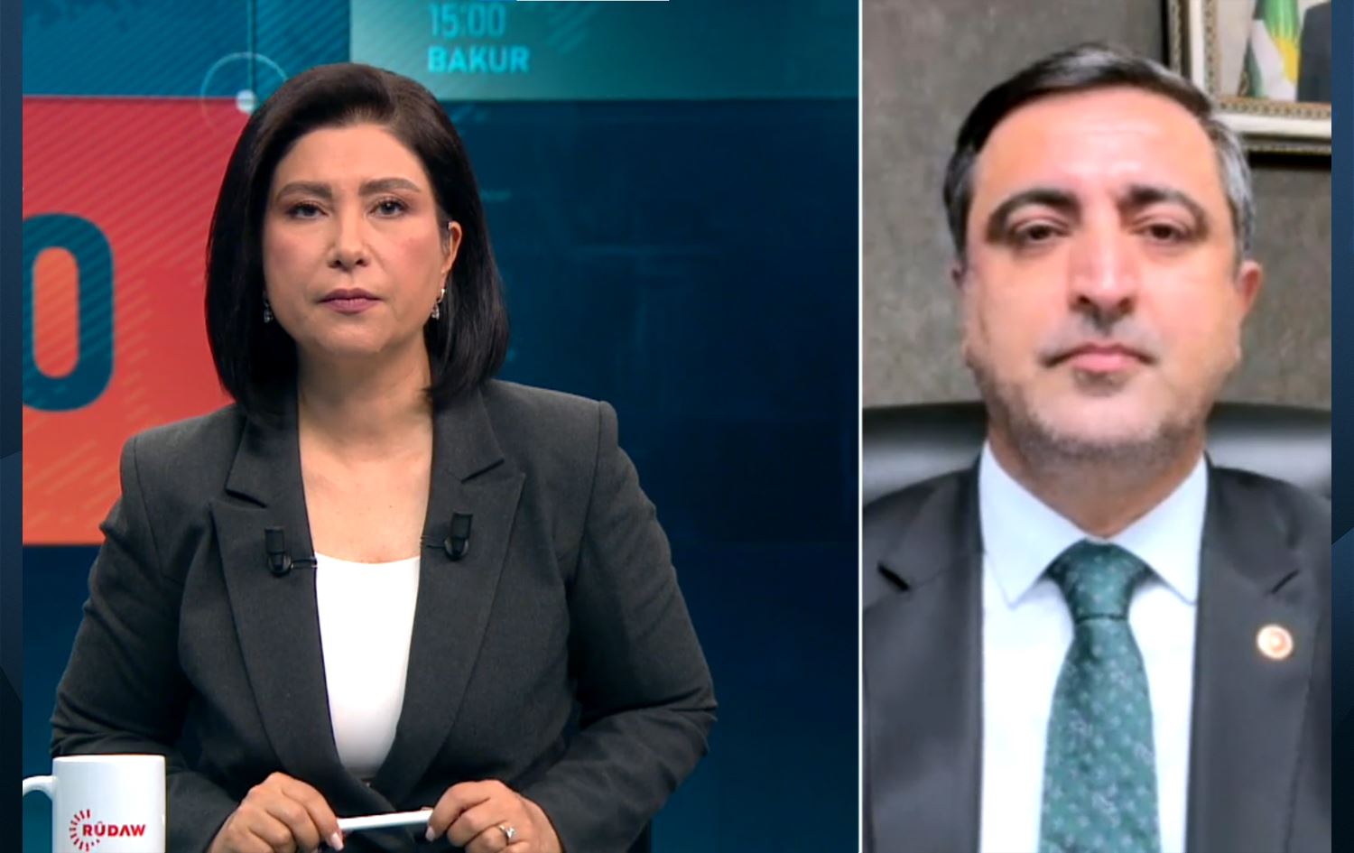 Hêvîdar Zana û Serkan Ramanli \ Wêne: Rûdaw Grafîk