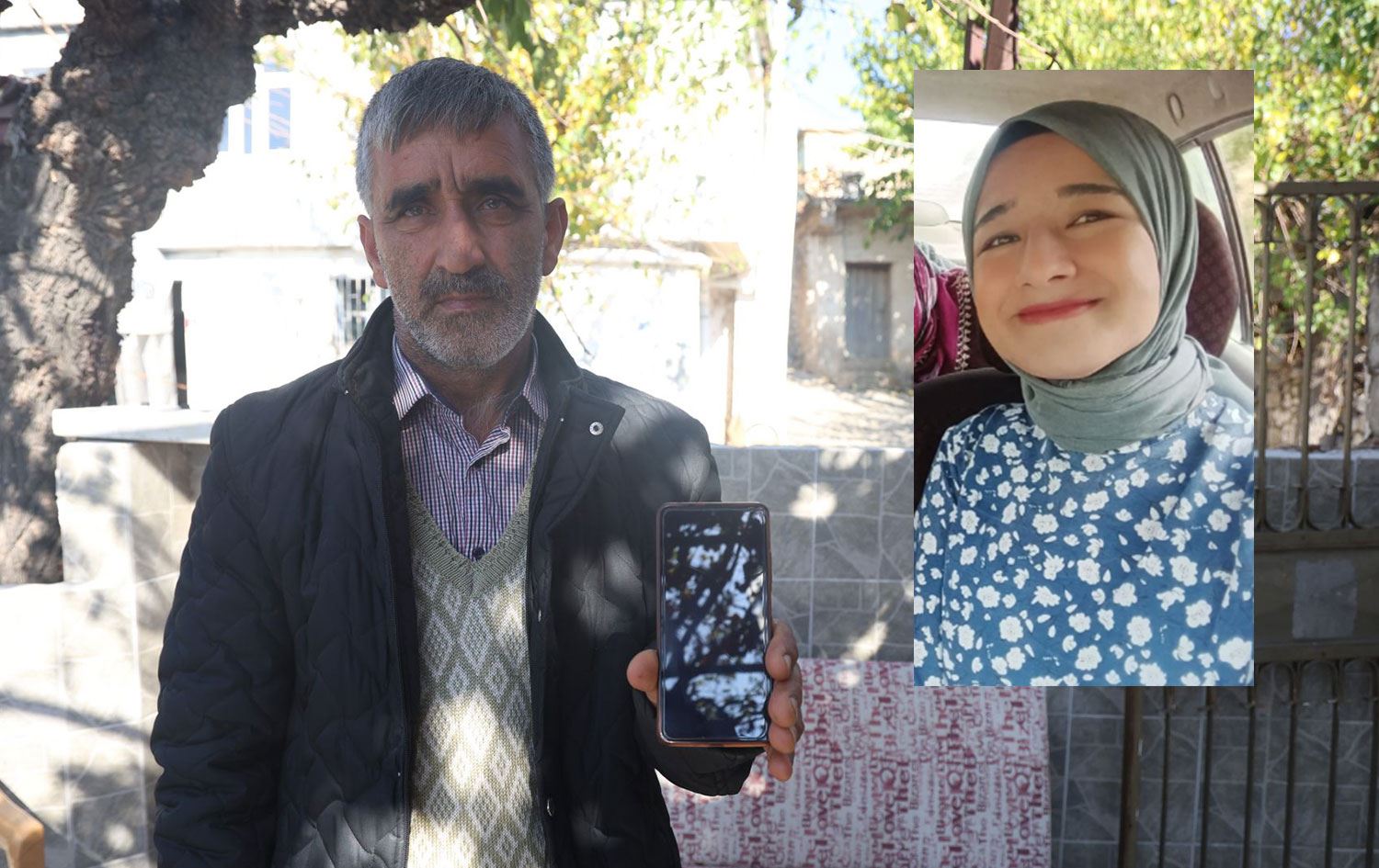 Baba Ali Tunç ve kızı Hatice